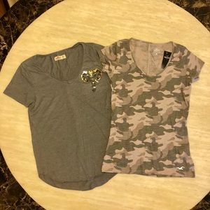 Bundle of Two New Hollister T-shirts XS/S
